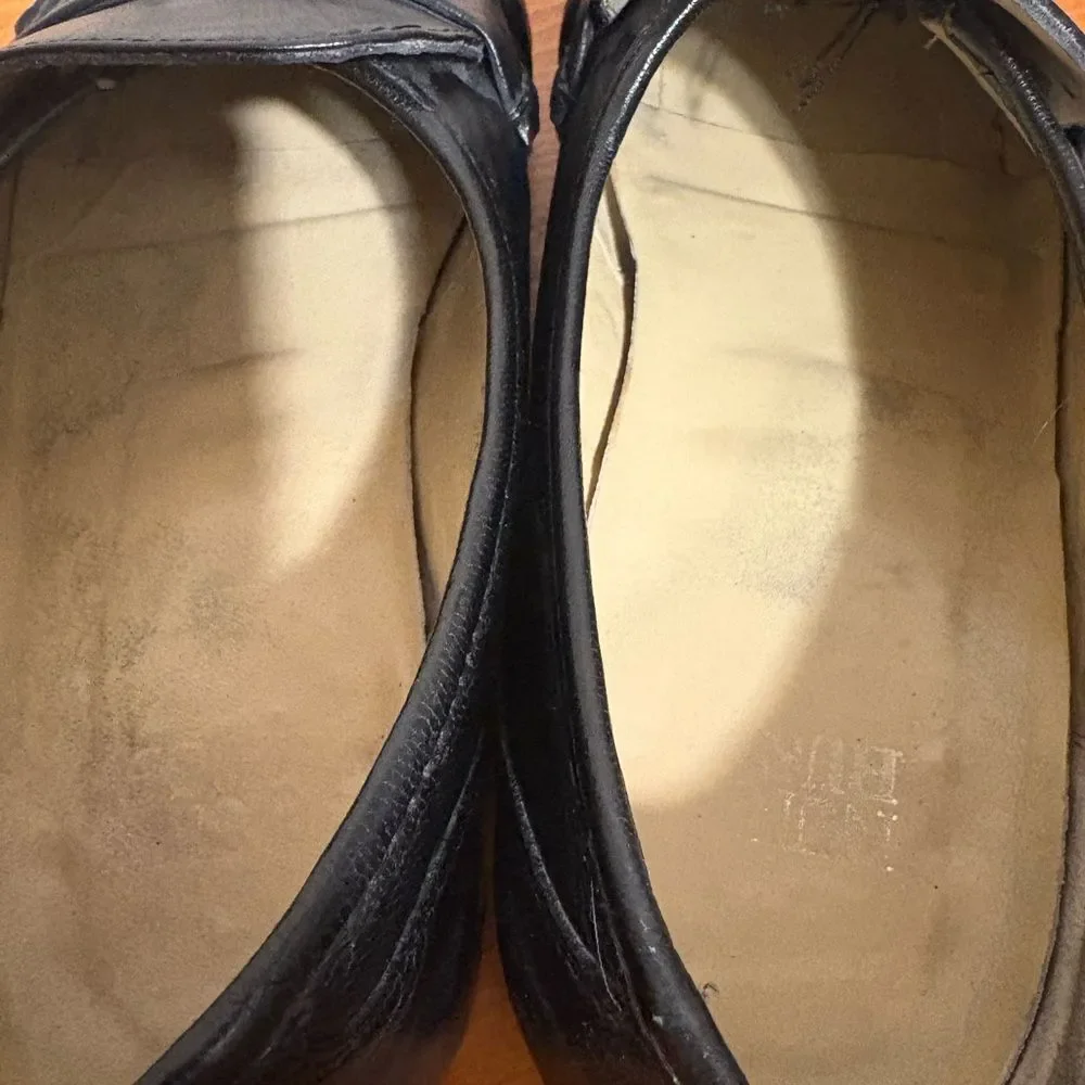 Nunn Bush Classic Black Tassel Moc Toe Leather Loafers Mens Dress Shoes Size 9.5